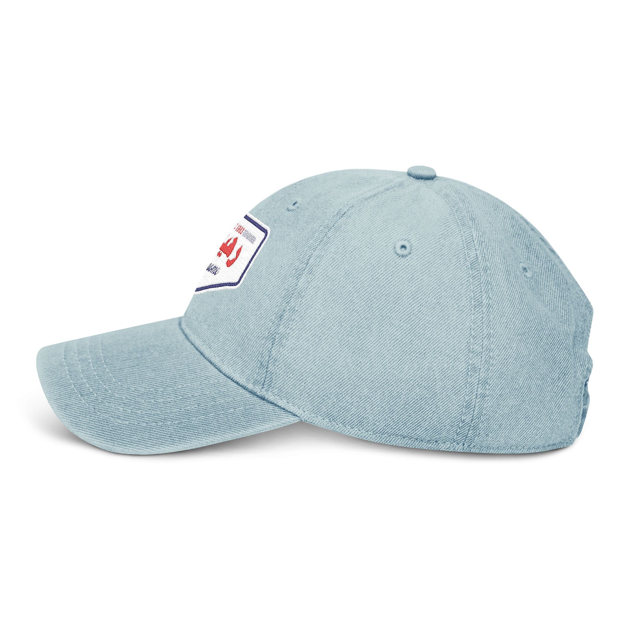 "رهيب" Unstructured Denim hat