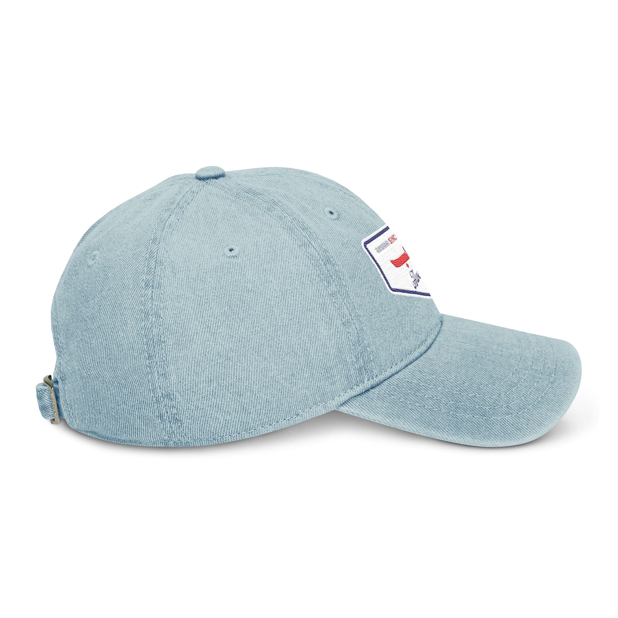 "رهيب" Unstructured Denim hat