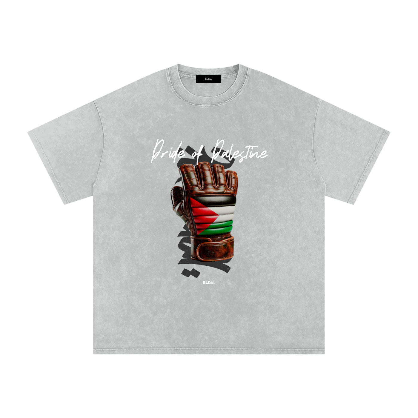 Pride of Palestine Front Flag tee - UFC 321 Edition