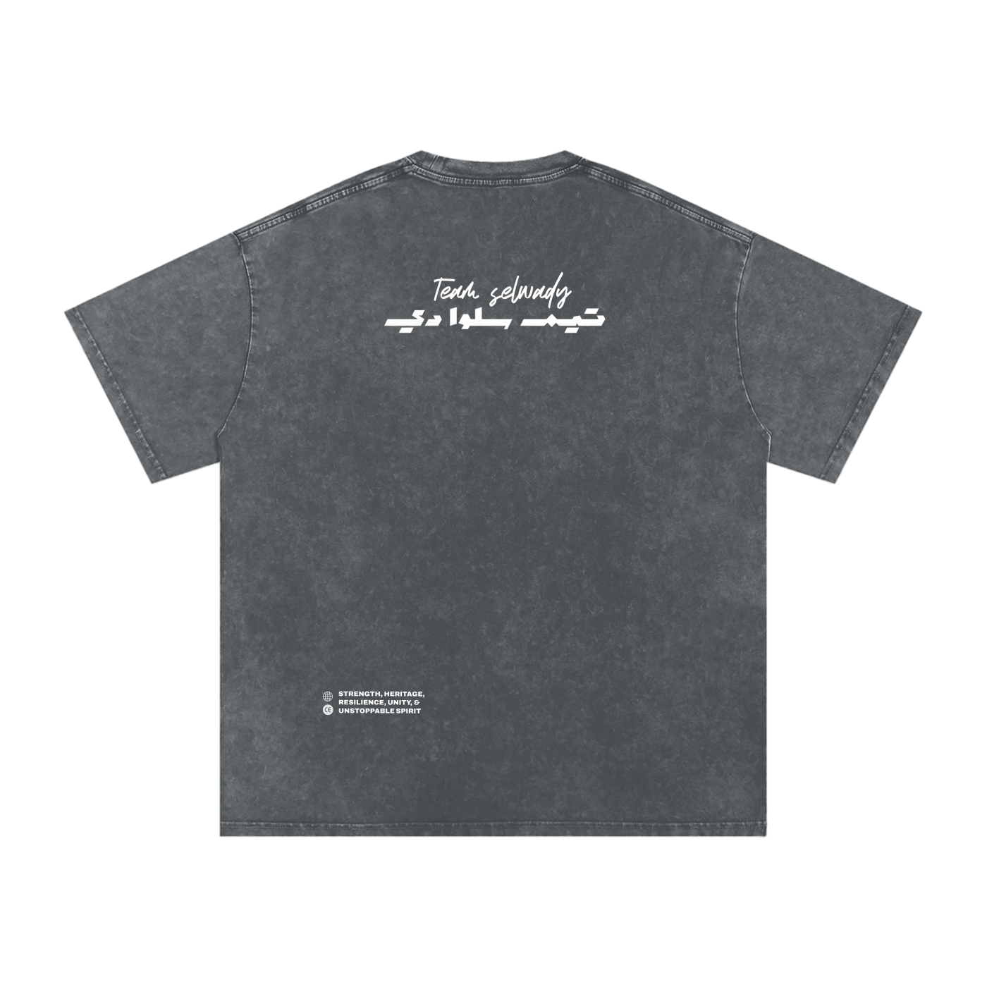 Pride of Palestine Front Keffiyeh Glove Tee - UFC 321 Edition