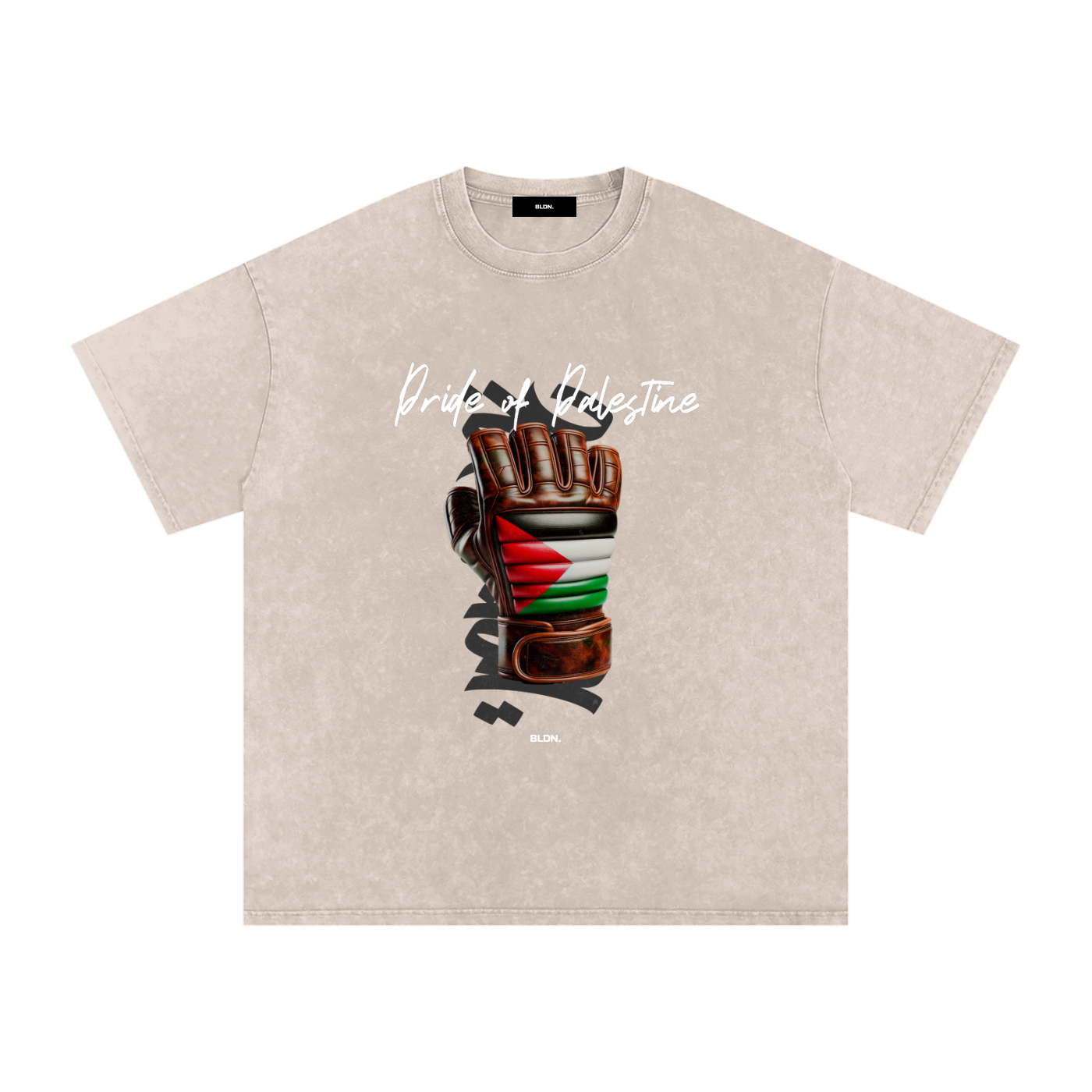 Pride of Palestine Front Flag tee - UFC 321 Edition
