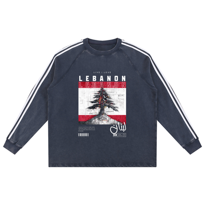 Lebanon snow washed sweatshirt