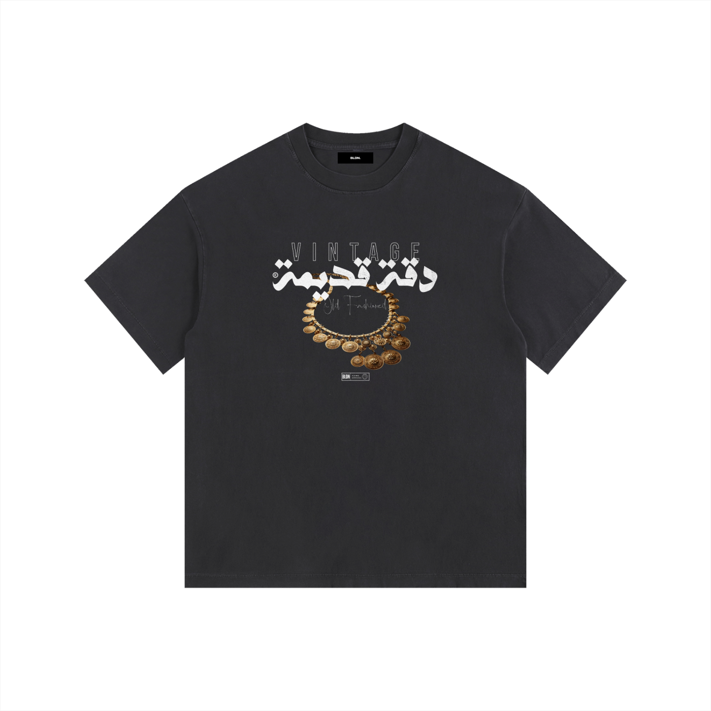 Old Fashion Arabic Tee Gold Lira Edition