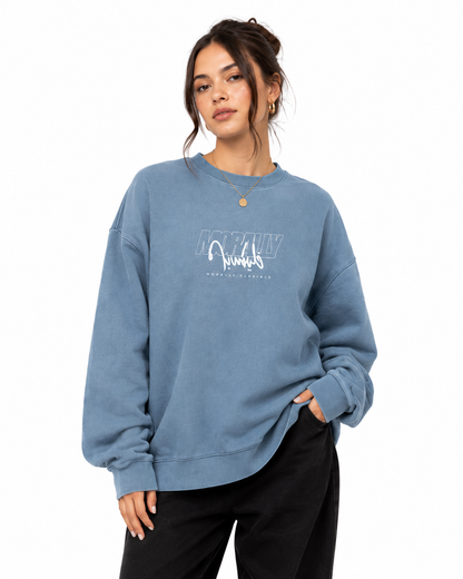 Morally فليكسبل Vintage Wash Crewneck