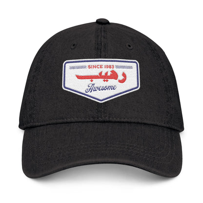 "رهيب" Unstructured Denim hat