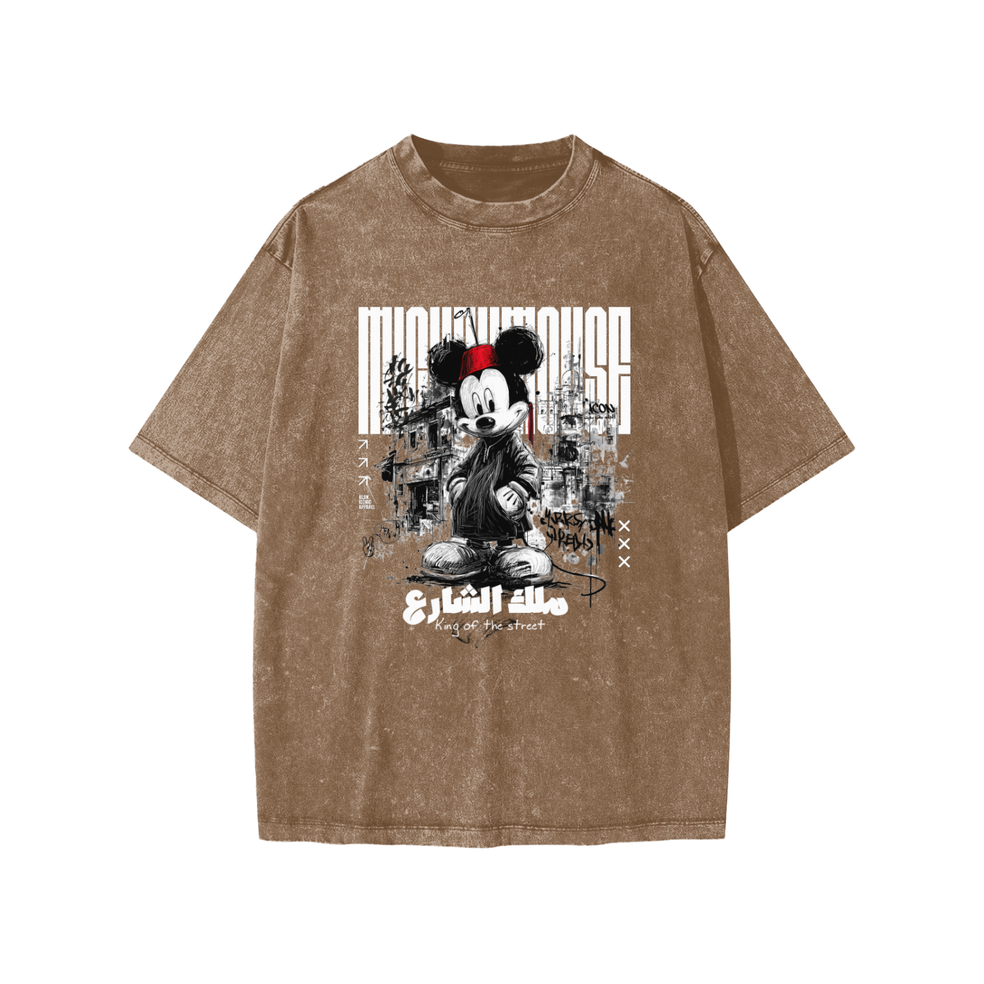King of the Street snow washed kids t-shirt