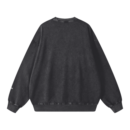 Old fashioned (دقة قديمة) snowashed sweatshirt