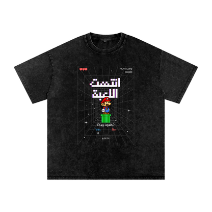 Game Over Mario Arabic tee