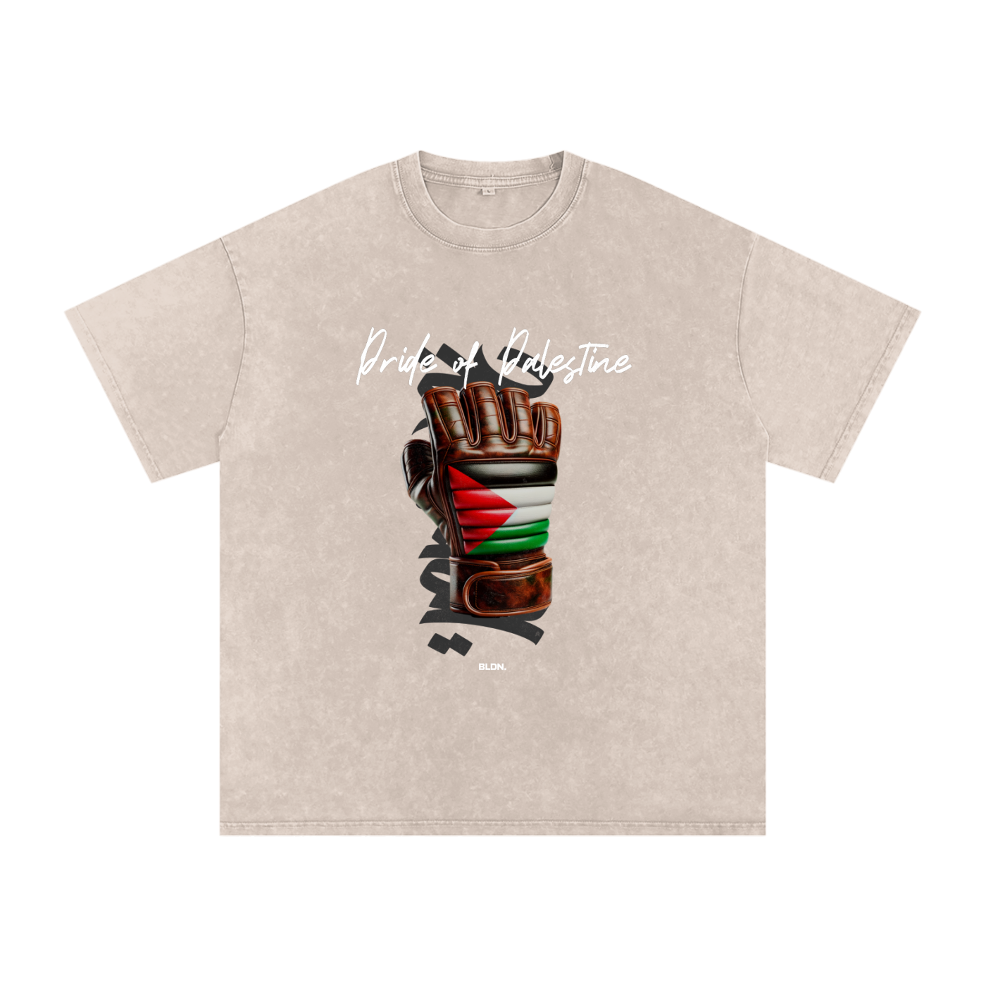 Pride of Palestine Front Flag tee - UFC 321 Edition