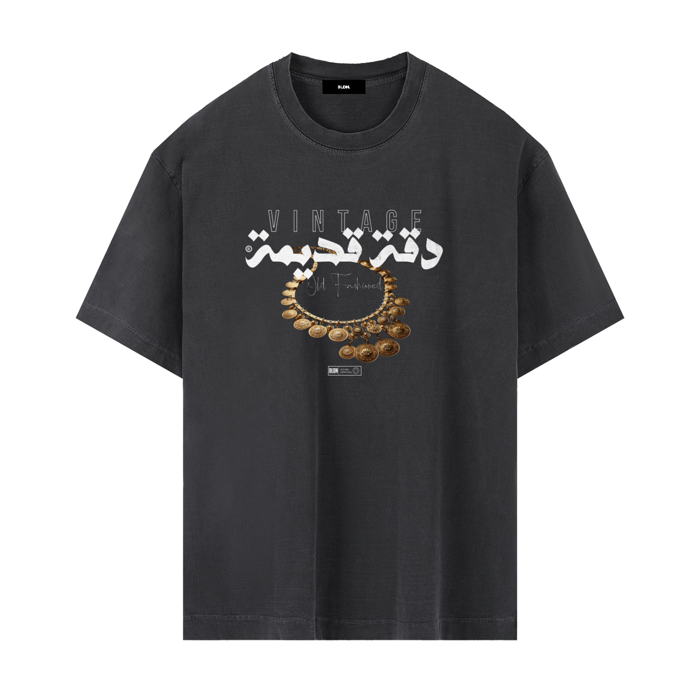 Old Fashion Arabic Tee Gold Lira Edition