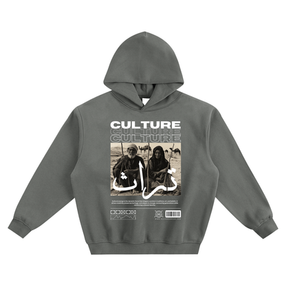 Culture (تراث) Fleece Boxy Fit Hoodie
