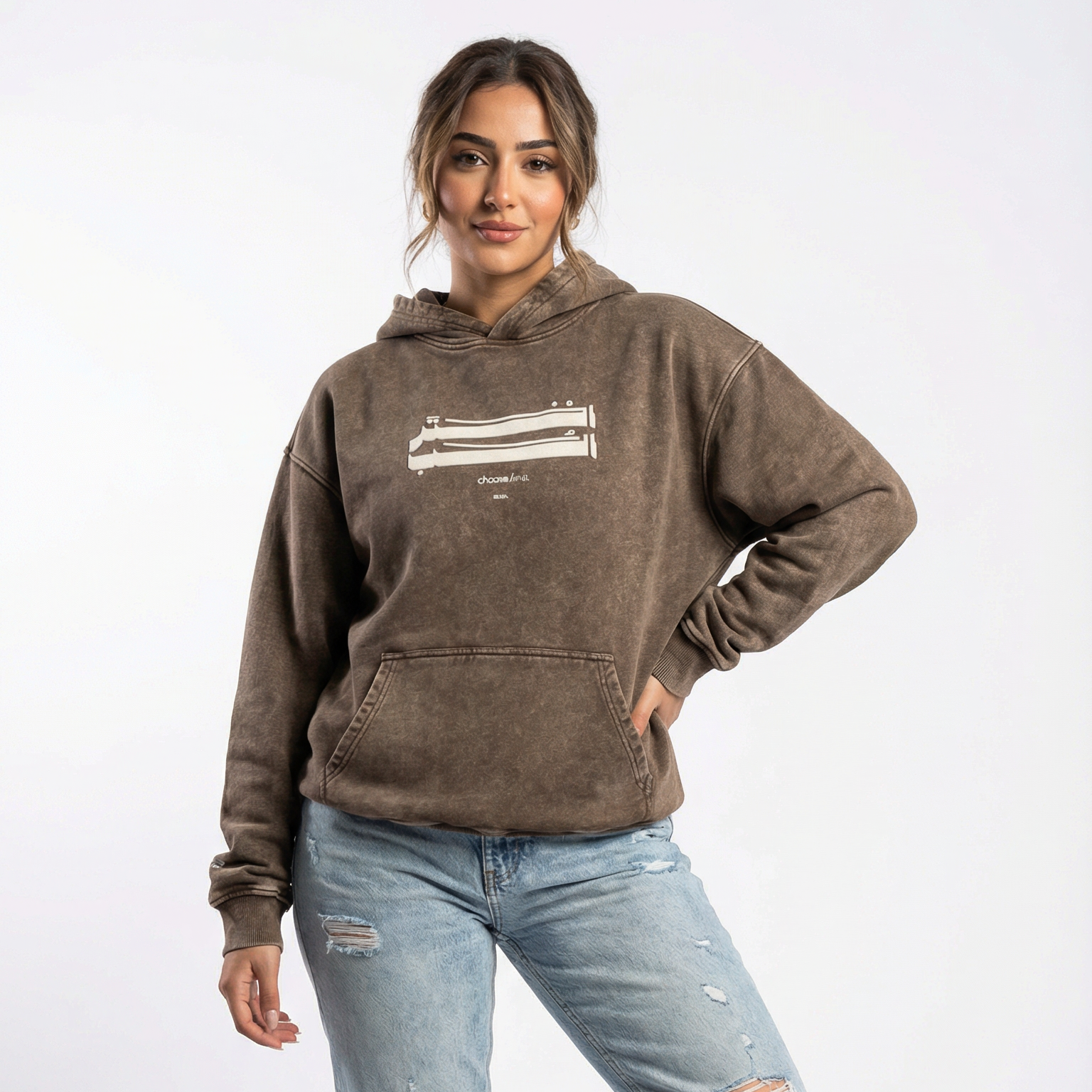 Choose Love Hoodie - Velvet lettering