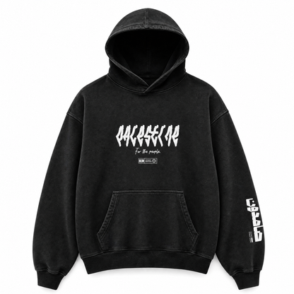 Palestine map vinyl lettering hoodie