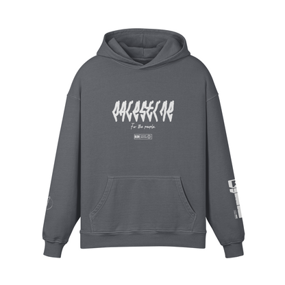 Palestine map vinyl lettering hoodie