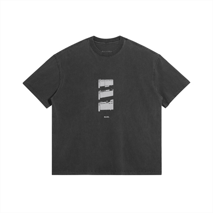 Embroidered hungry, tired, sleepy tshirt