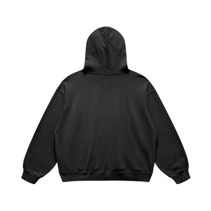 Embroidered hungry, tired, sleepy hoodie