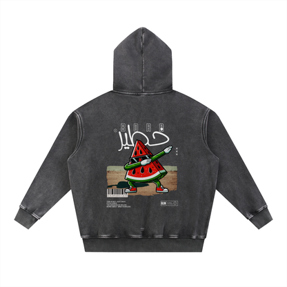 Born dangerous snow wash hoodie