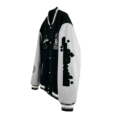 Freedom Varsity Squad Jacket – Grey Sleeves Special Edition