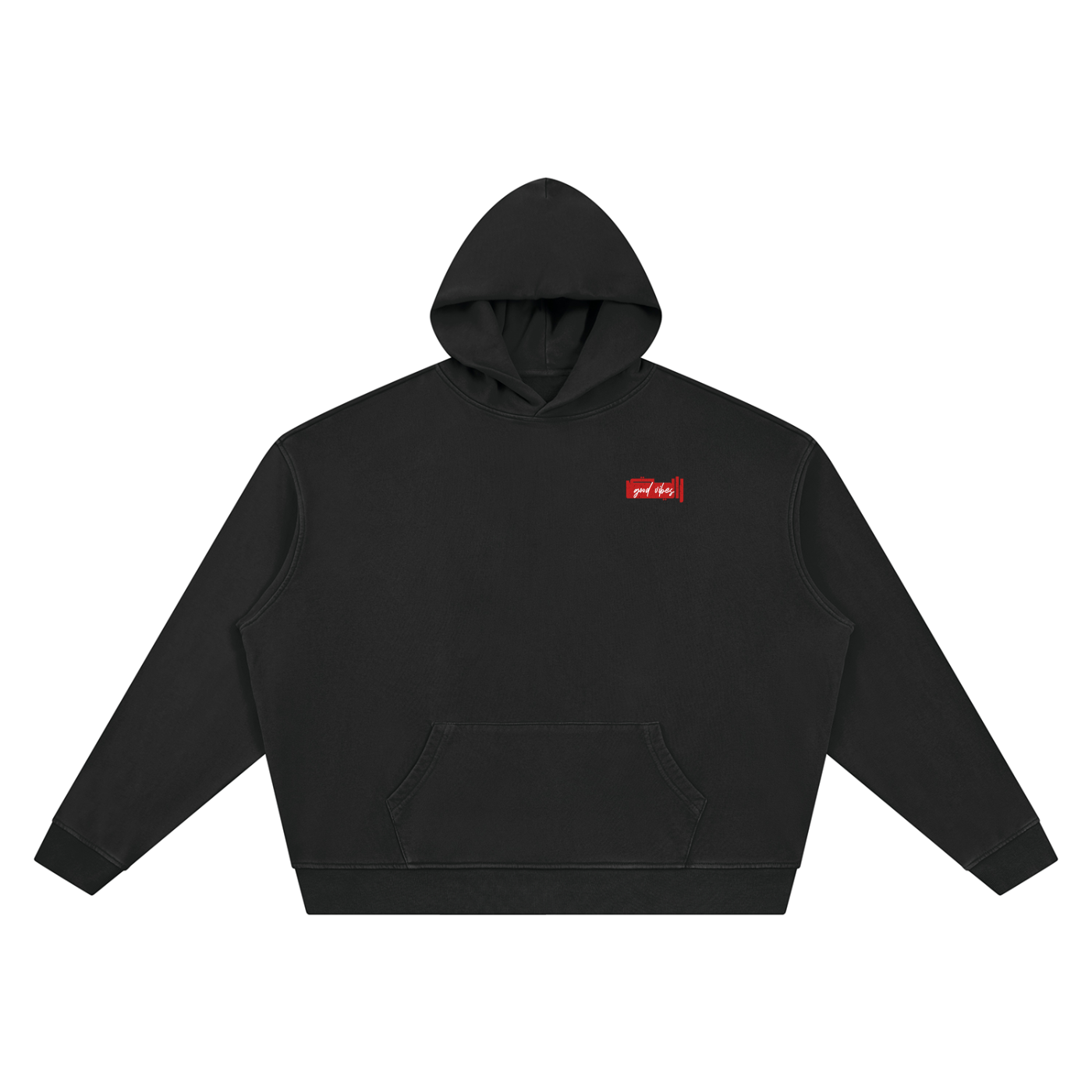 RAIQ (رايق) vintage washed boxy hoodie