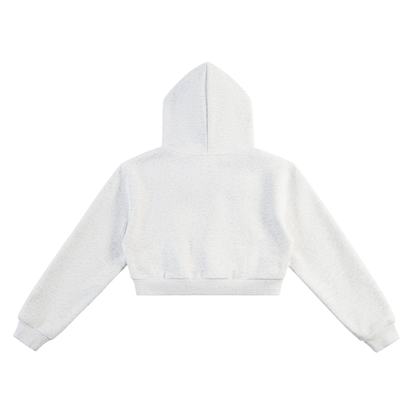 "What beauty is this?" Cropped Hoodie