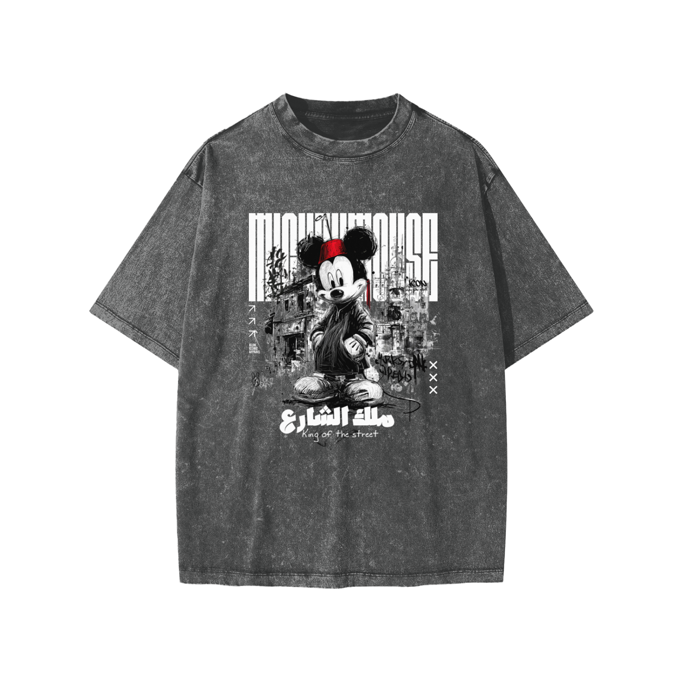 King of the Street snow washed kids t-shirt