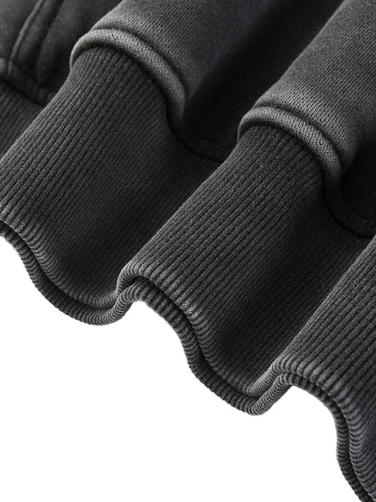 Born dangerous snow wash hoodie